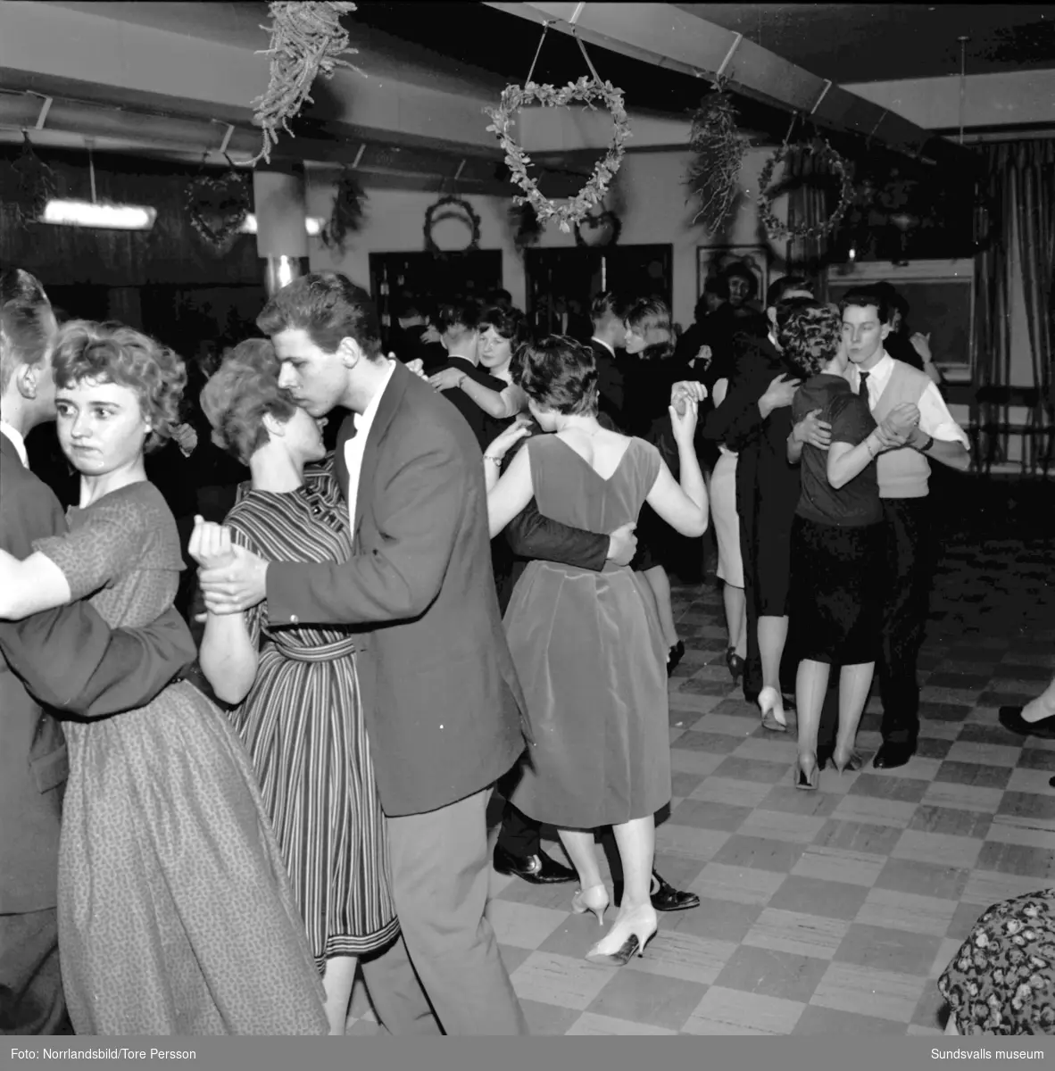 Verkstadsskolans julfest 1959.