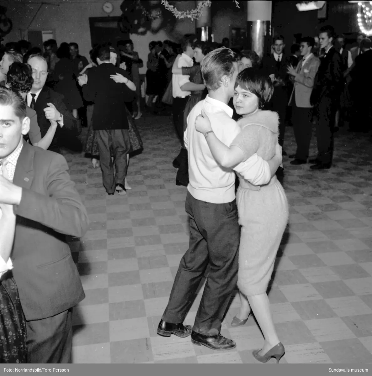 Verkstadsskolans julfest 1959.