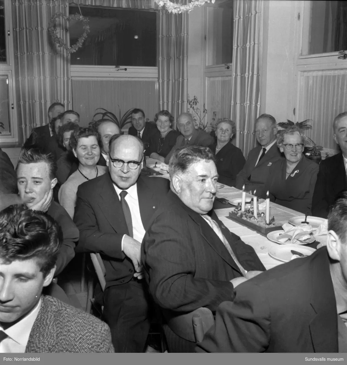 Julfest på Verkstadsskolan 1958.