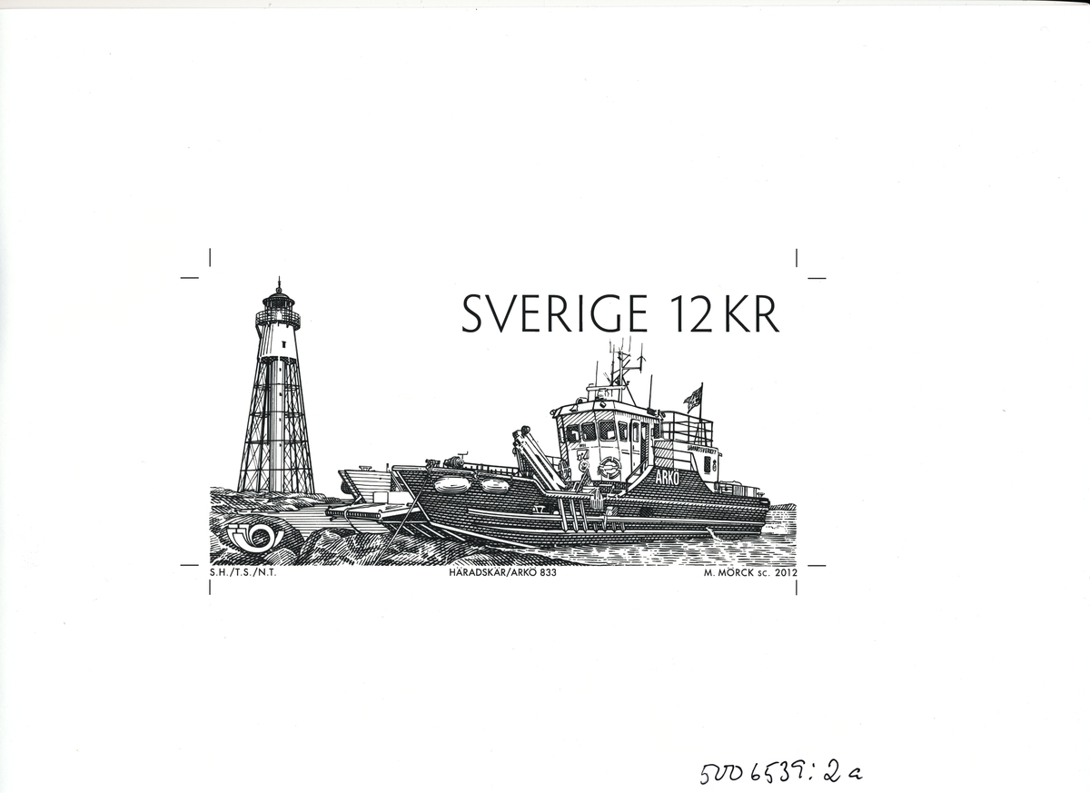 Förlagor som visar ett flygplan och en båt.