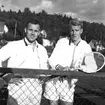 Huskvarnamästerskap i tennis vid Långgatan i Huskvarna på 1960-talet.