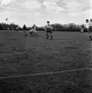 Fotbollsderby mellan J-Södra och HIF på Vapenvallen i Huskvarna den 15 april 1956.