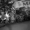 Bild från småländska uttagningen till Sverigeloppet på cykel år 1956.