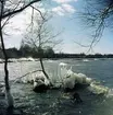 Vinter vid Huskvarnaviken i Sanna.