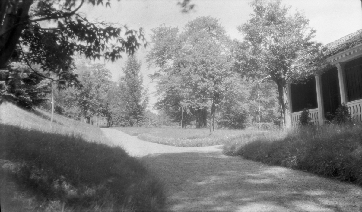 Hageanlegg. Ulefoss hovedgård.