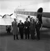 Ny flyglinje, Jönköping-Malmö, invigd i Jönköping på 1960-talet.