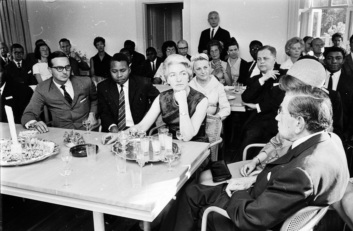Invigning av Dag Hammarskjöld center, Uppsala, juni 1956