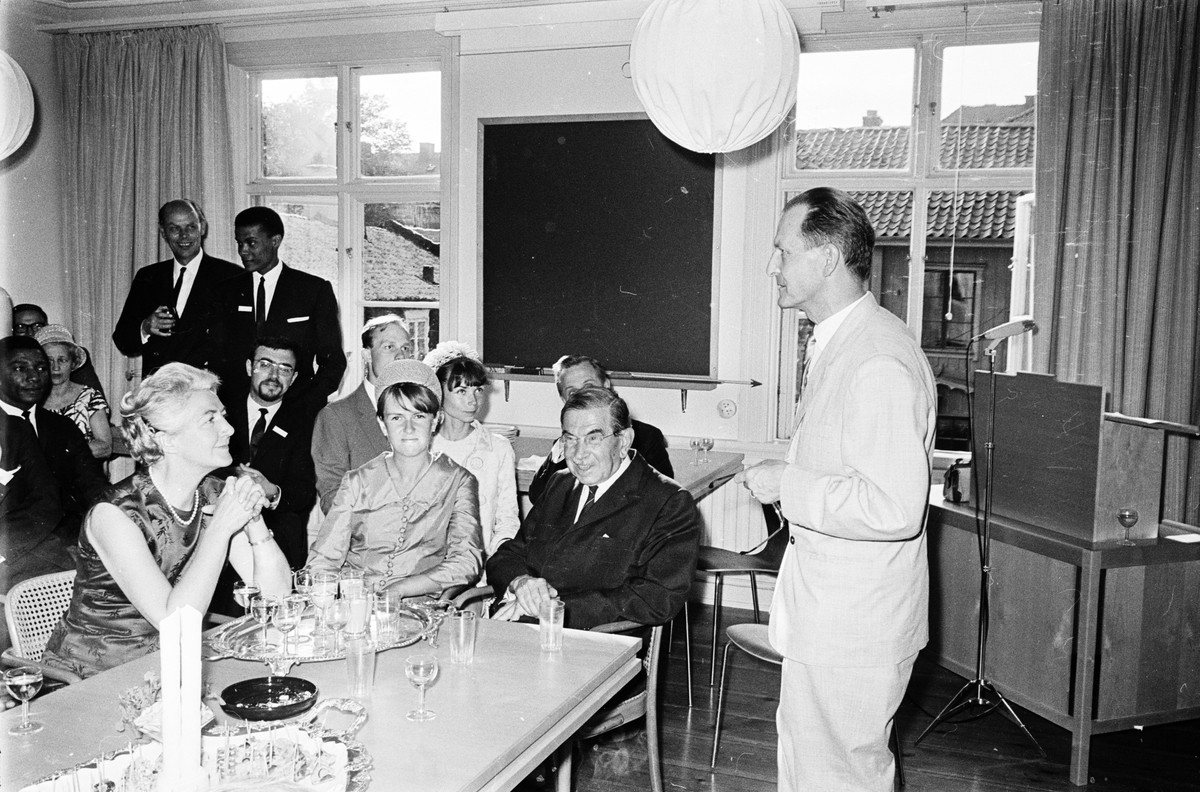 Invigning av Dag Hammarskjöld center, Uppsala, juni 1956