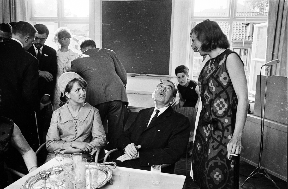 Invigning av Dag Hammarskjöld center, Uppsala, juni 1956