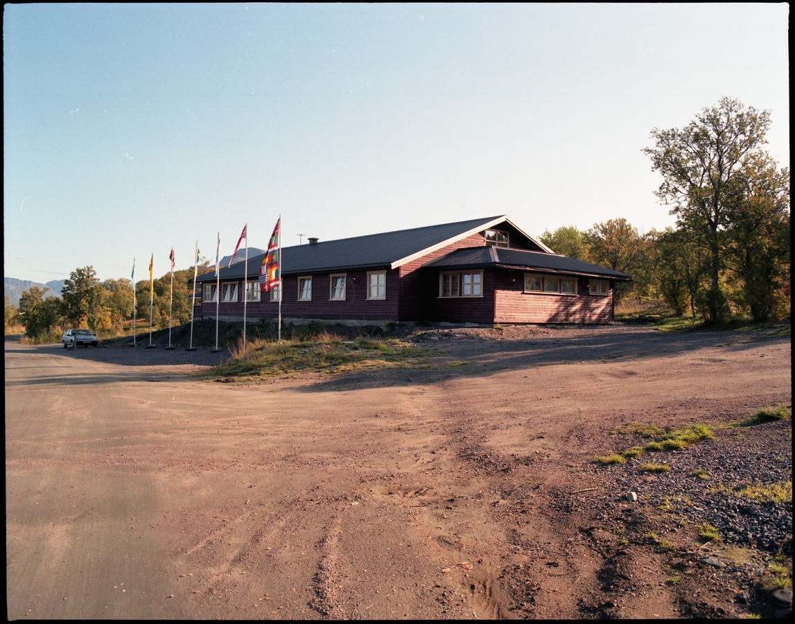 Sortland Camping, hovedbygget, 1989