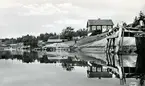 Ångbåtsbryggan Sundsandvik. Vykort 1940-tal ?