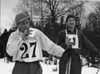 Skidor 10 km. Sergeant Knutsson, styckjunkare Sindre. A 6.