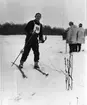 Regementsmästerskap, skidor 10 km, A 6. Rustmästare Albert Carlsson.