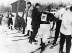 Regementsmästerskap, skidor 10 km, A 6. Namn se notering.