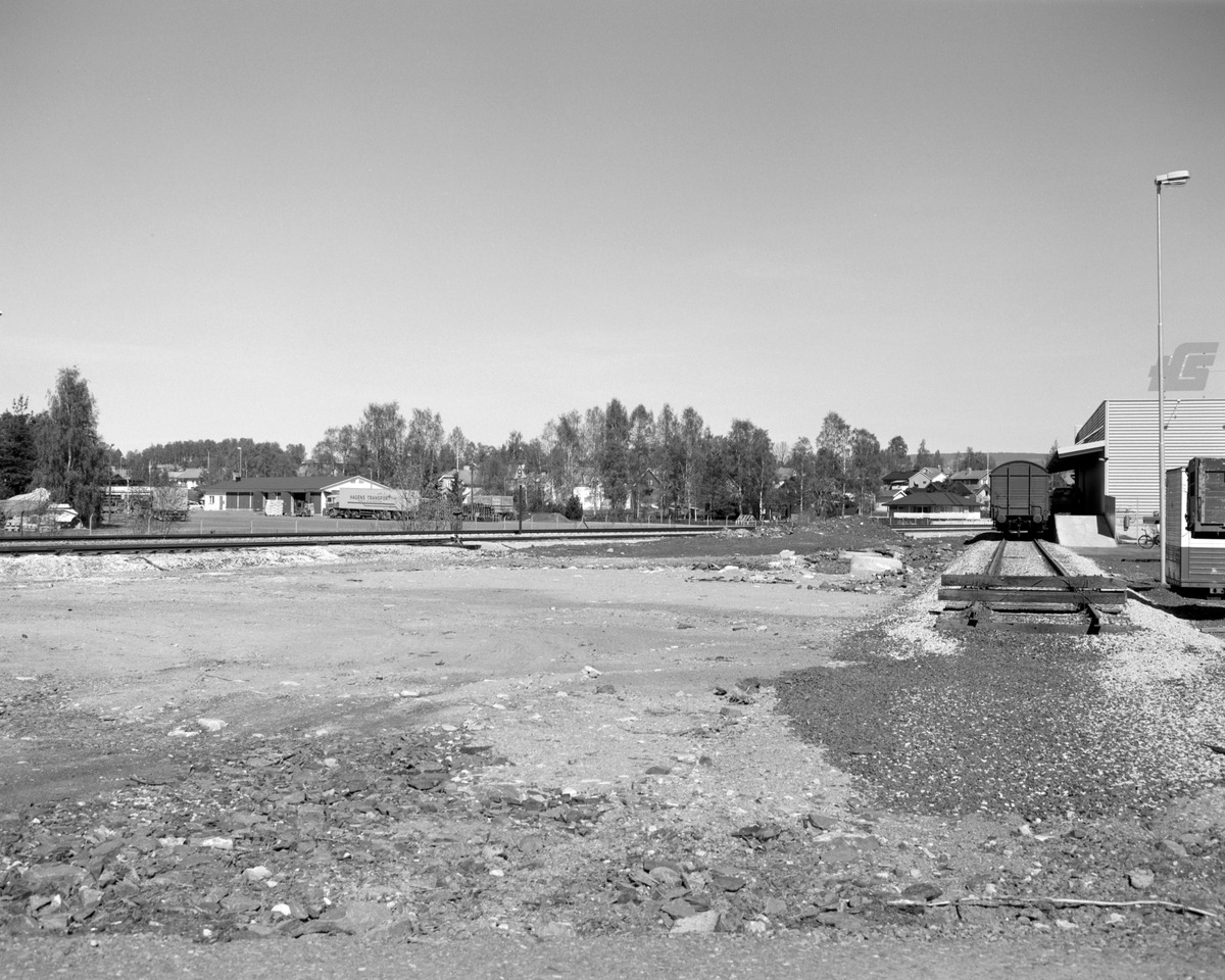 Åkersvika, Hamar. Utfylling i forbindelse med OL- utbygging, Vikingskipet.