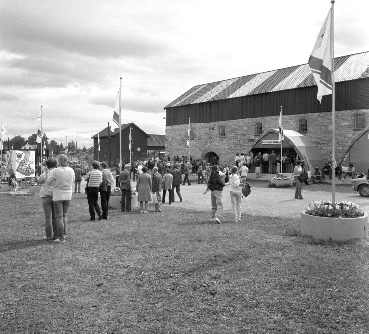 Norske Melkeprodusenters Landsforbund, NML 100 år 1881-1981.Jubileumsdager,utstilling,Domkirkeodden,Hamar