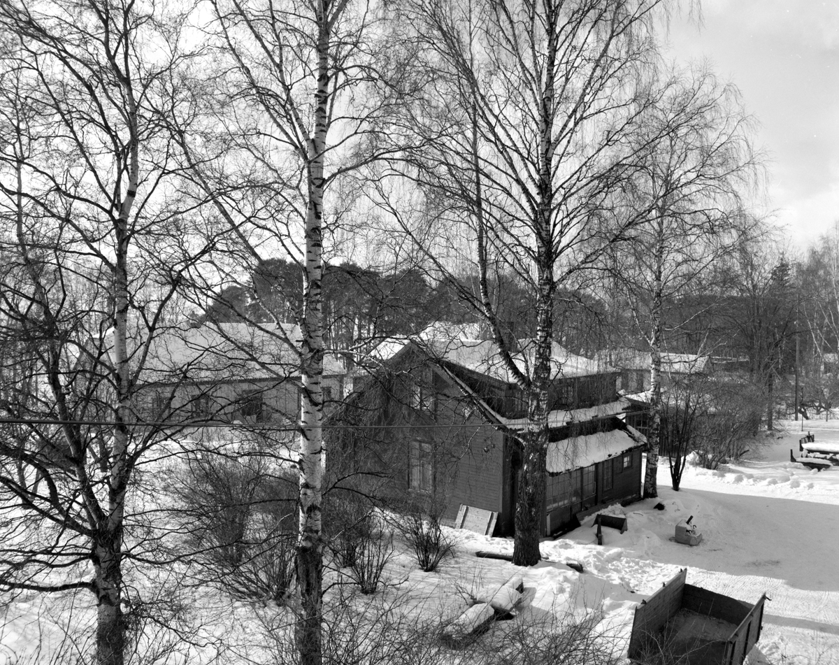 Jønsrudbygningen, Domkirkeodden. Dokumentasjon før riving, vinter.
HDH.88.