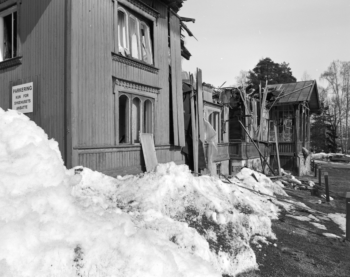 Hamar, Ankervegen 11, Furubakken, Hamar Døveskole rives i 1985, 