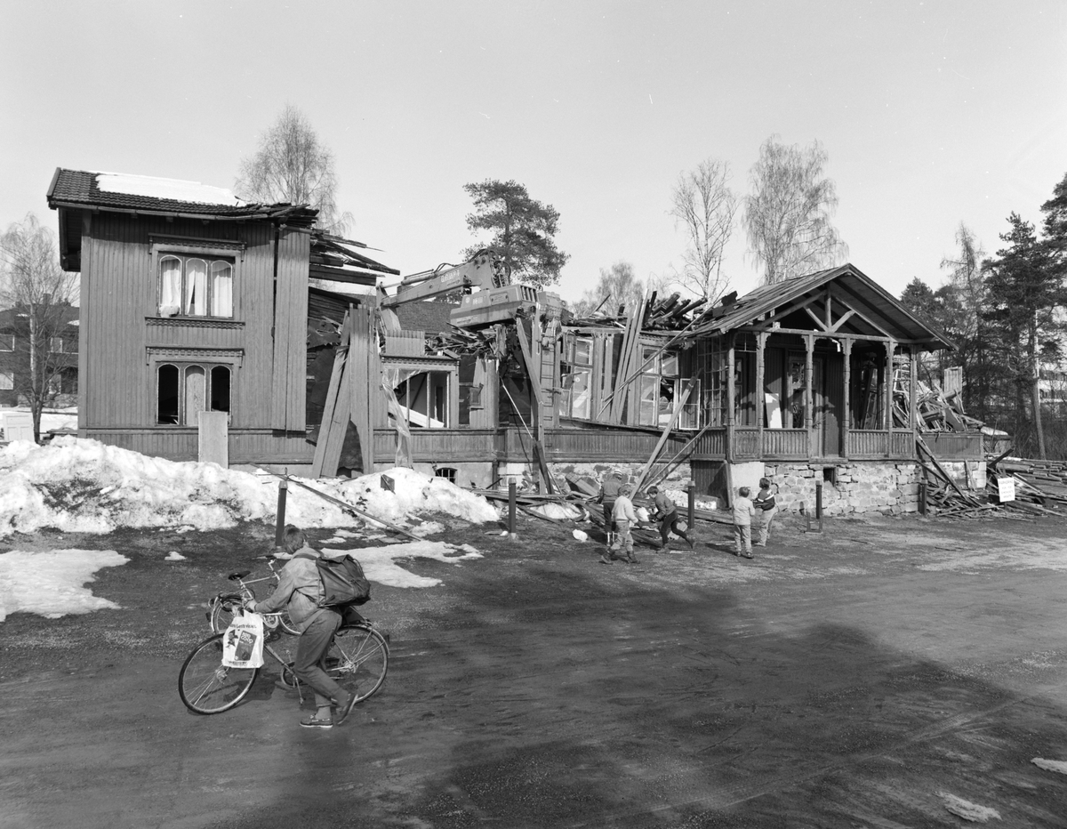 Hamar, Ankervegen 11, Furubakken, Hamar Døveskole rives i 1985, 