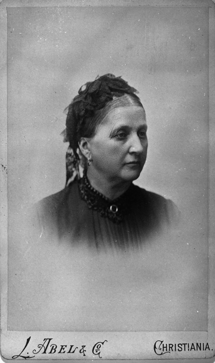 Fotosamling etter Cappelen. Portrett, Anne Margrethe Prytz født Thommesen (1820-1900)