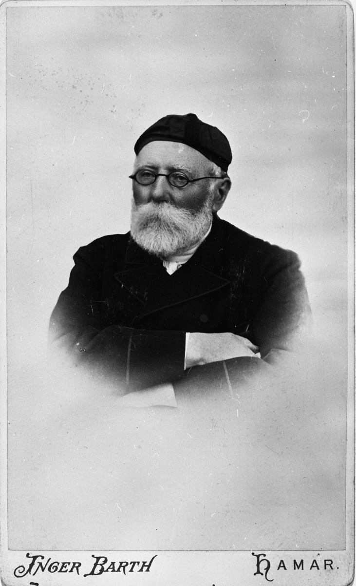 Fotosamling etter Cappelen. Portrett av Eiler Hagerup Krog Prytz (1812-1890)