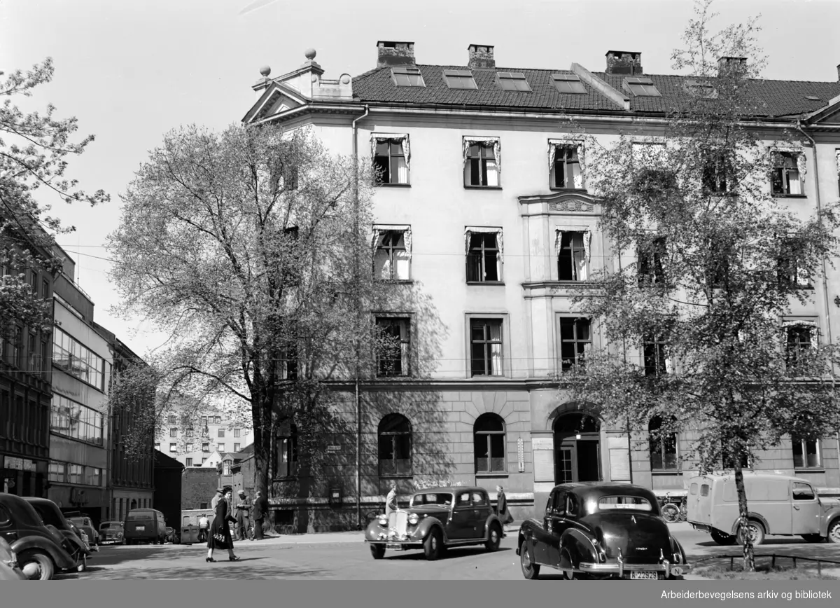 Akersgata 55. Mai 1953