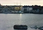 Foto taget från Stumholmen mot residenset och jarramas vid kungsbron.