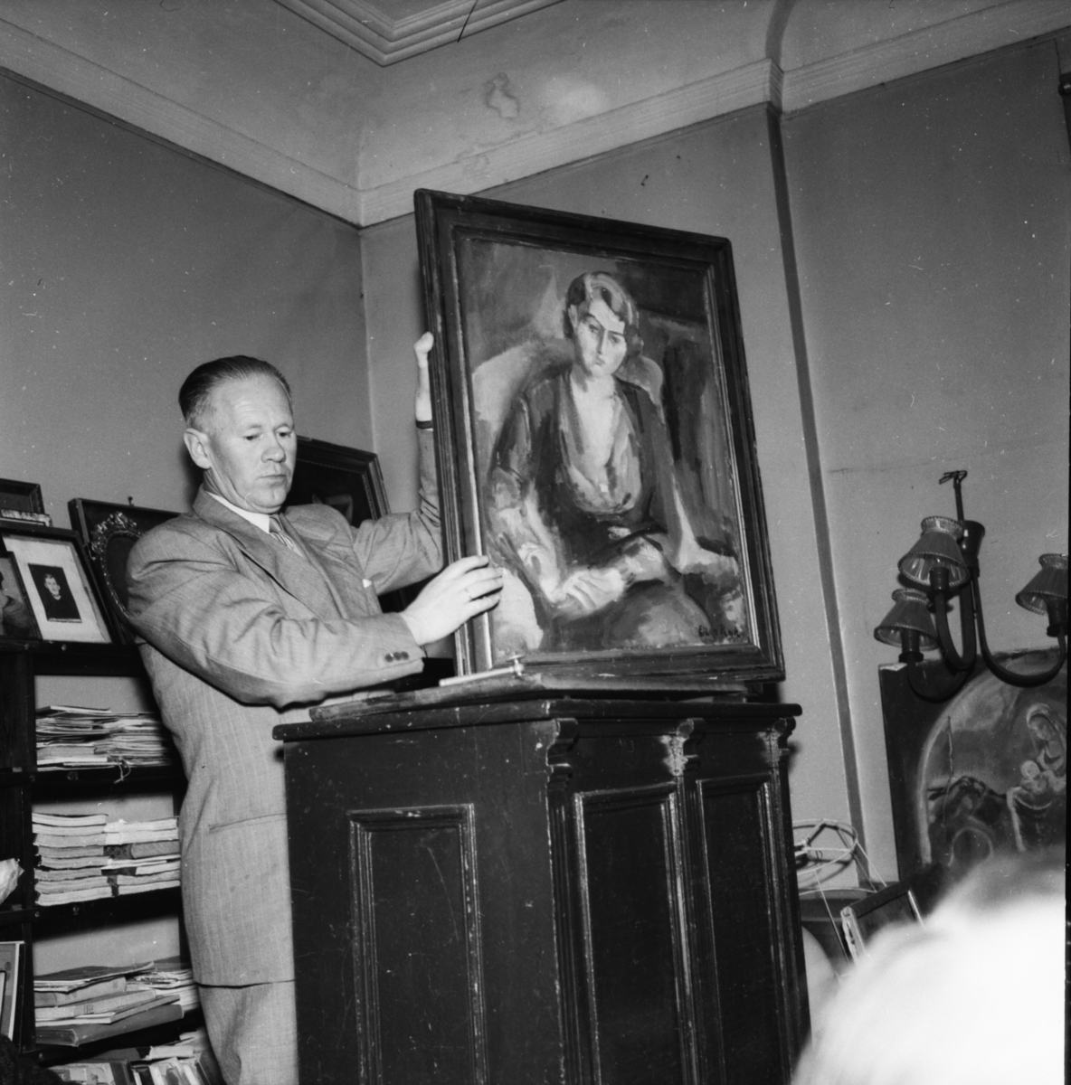 Vardens arkiv. "Dødsboauksjon". 23.09.1953