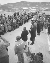 Mjøsbrua, E6, offisiell åpning ved Kronprins Harald 16.11.19