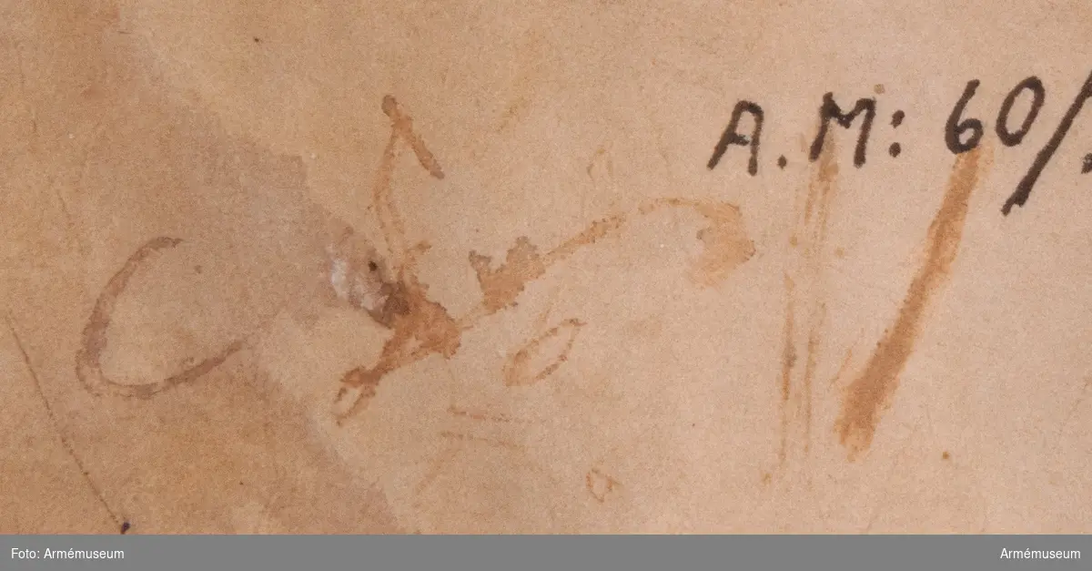 Märkt på insidan med "No 1".