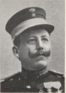 Norsk vernepliktig sekondløytnant som tok tjeneste i Fristaten Kongo og Belgisk Kongo i fire perioder fra 1896 til 1911