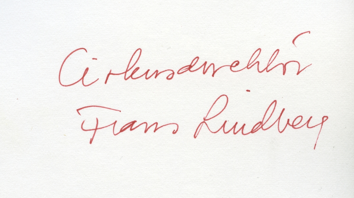 Cirkusdirektör Knut Lindbergs bror, Frans Oskar Lindberg f. 1882-01-16
