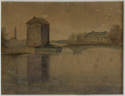 Hybelejens kvarn [Akvarell]