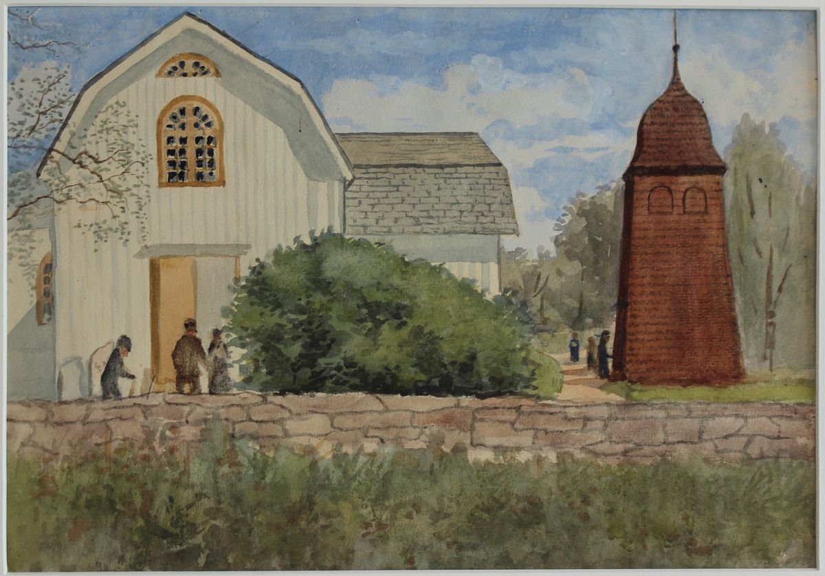 Hammarö kyrka [Akvarell]