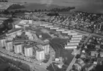 Flygfoto över Österängen i Jönköping. 1288/1966