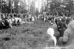 Kila hembygdsförenings årsfest på hembygdsgården den 1 juli 1934 i Kila.