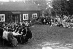 Kila hembygdsförenings årsfest på hembygdsgården den 1 juli 1934 i Kila.