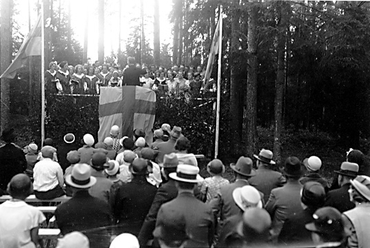 Kila hembygdsförenings 10-års fest på hembygdsgården i Kila.