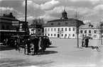 Stora Torget i Sala, mot rådhuset.