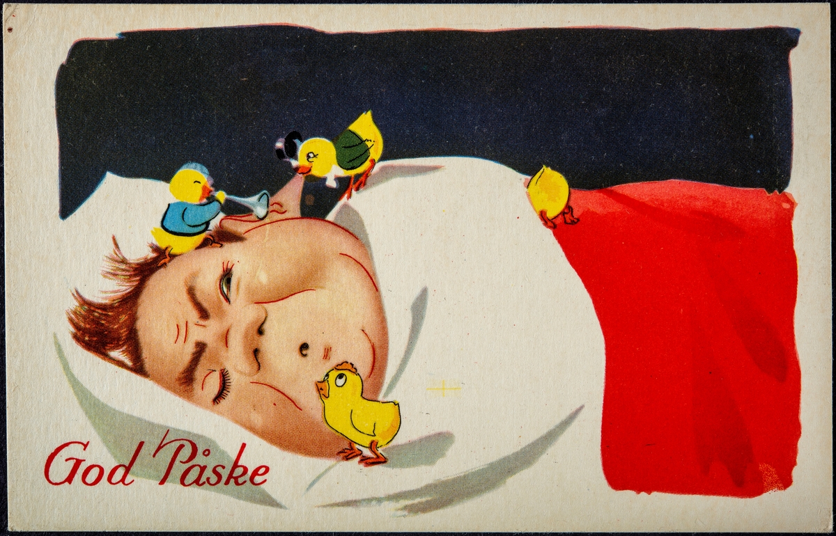Påske kort, Påskekort, Postkort. 