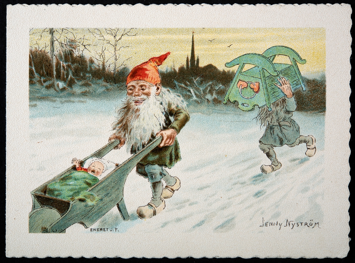 Julekort, Postkort. 
