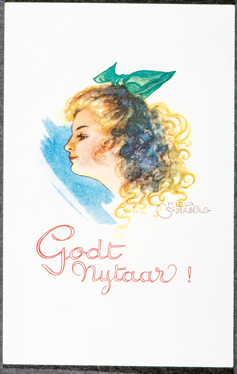 Julekort, postkort. 
