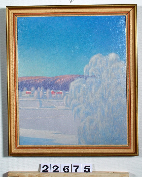 Vinterlandskap [Målning]