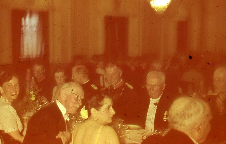 Jubileum 50 års, A 6. Officerskårens middag på Stora hotellet.