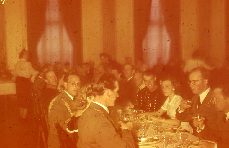 Jubileum 50 års, A 6. Officerskårens middag på Stora hotellet.