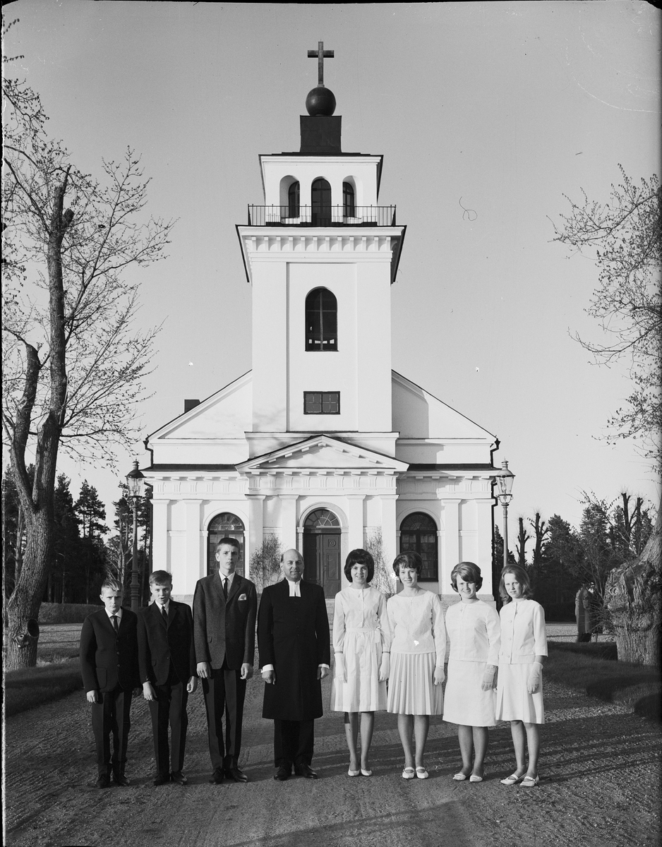 Konfirmander, Forsmarks kyrka, Uppland