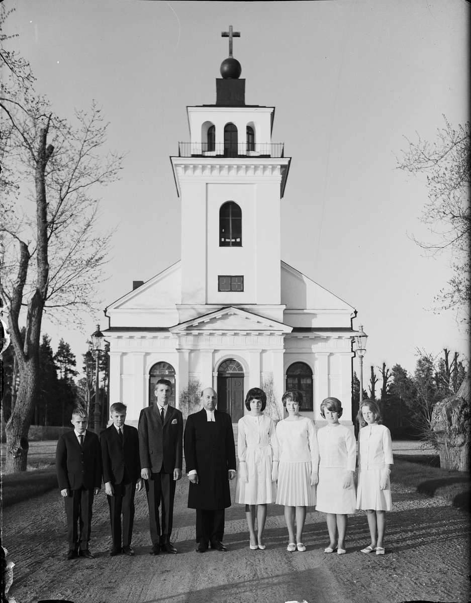 Konfirmander, Forsmarks kyrka, Uppland