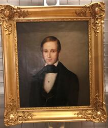 Porträtt av ung man [Målning]