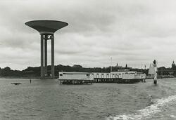 Kallbadhuset "Doppingarna". Med S:t Ibb Landskrona-Bäckviken