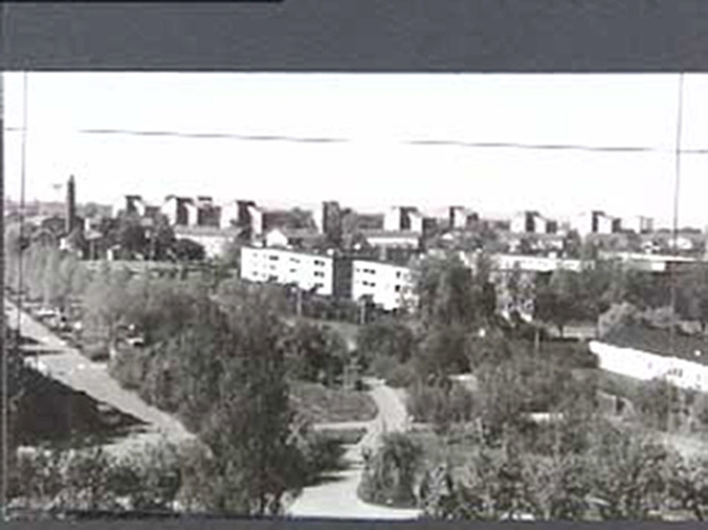Utsikt från Silvergården mot Pilåkern och Sandvången.